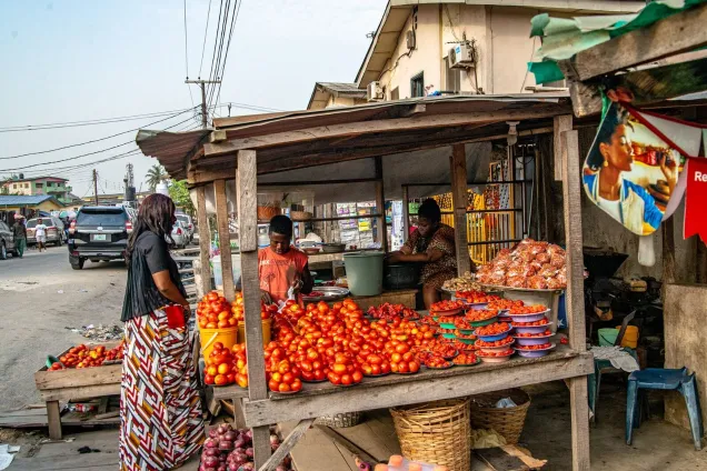 Magasin au marché Mamou